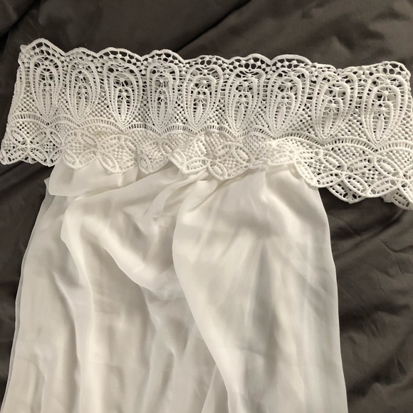 NWT Off-the-Shoulder Crochet Dress - Picture 2 of 7